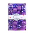 thumbnail image 1 of 26 piezas de adornos navideños de bolas irrompibles, accesorios navideños, adornos para árboles de Navidad, adornos decorativos para bar, cumpleaños Púrpura, 1 of 8
