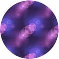 thumbnail image 1 of Ahgly Company Tapis d'Intérieur Rond Lavable en Machine Transitionnel Violet Prune, 7 Pieds Rond, 1 of 7