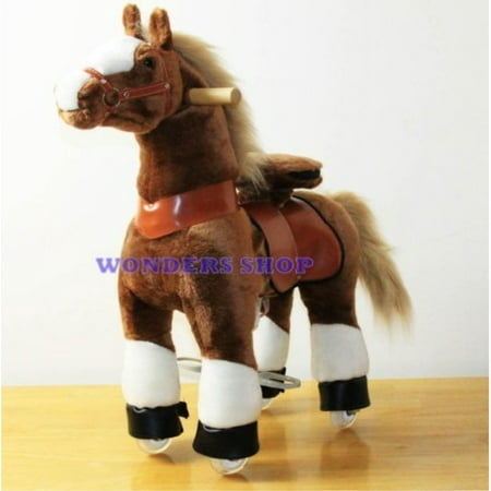 exercising ponycycle ride on horse for children 3 to 5 years old or up to 55 pounds - small ponycycle (color