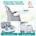 thumbnail image 6 of Infans 8-in-1 Baby High Chair w/ Double-layer Cushions Multifunctional Toddler, 6 of 7