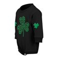 thumbnail image 6 of Coerni Baby Onesie Bodysuits 1st Birthday Outfit St Patricks Day Romper Bodysuit Soft Graphic Oversized Button Sweatshirt Jumpsuit, 6 of 7