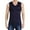 Navy, variant on Yufatyle Men Tank Tops V-Neck Sleeveless Ice Silk,Traceless Breathable Shirts for Men White L