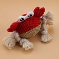 thumbnail image 4 of Squeaky Dog Toy Stuffed Plush Chew Toy for Teeth Cleaning Puppy Small Medium Large Dog, 4 of 8