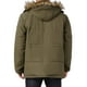 thumbnail image 3 of Abrigo de invierno INSPIRE CHIC para hombres, forrado de felpa, grueso, con capucha, chaqueta en color verde oscuro, 3 of 6