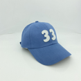 thumbnail image 1 of Casquette de Baseball Ajustable Numéro 33 pour Hommes et Femmes (Bleu), 1 of 5
