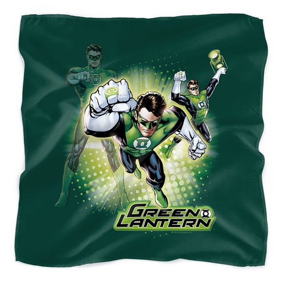 Green Lantern Lantern Burst Bandana (21 in x 21 in)