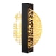 thumbnail image 1 of Aplique de pared LED acrílico redondo: luminaria interior cálida y elegante de un solo color, glamour dorado, 1 of 8