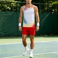 thumbnail image 2 of CONFREE Mens 2 Peice Workout Shorts Sets Casual Men's Jogging Tracksuit Set Graphic Tops Shorts Athletic Track Suit for Men, 2 of 6