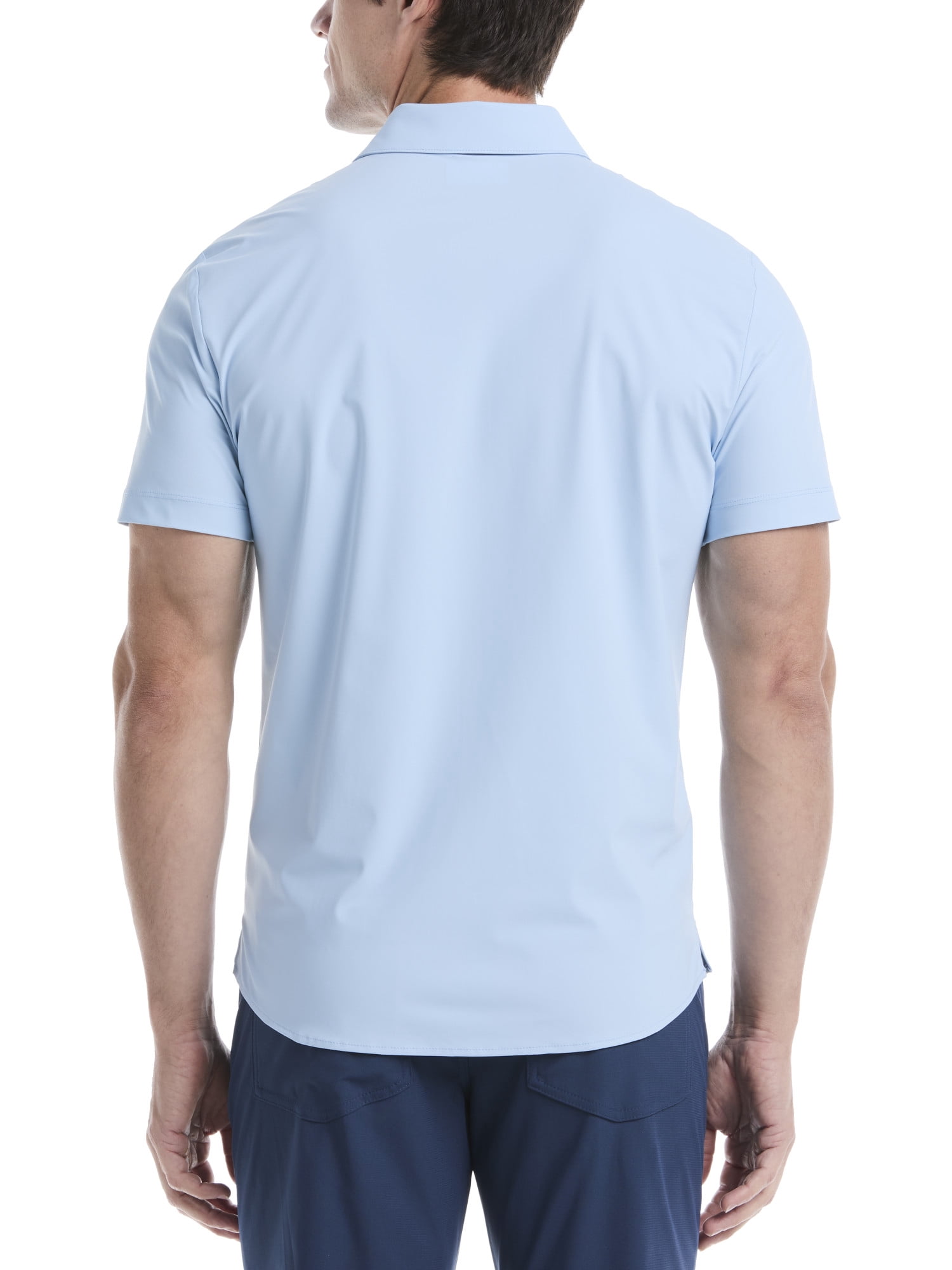 Ben Hogan Men's and Big Men's Performance Short Sleeve Button-Down Golf Shirt, Size S-5XL