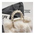 thumbnail image 5 of Women's New Versatile Crossbody Pleated Shoulder Bag Fluffy Commuter Bag, 5 of 9
