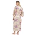 thumbnail image 4 of Mizzgenio Batas Largas De Seda Para Mujer, Tallas Grandes, Batas Largas De Satén, Batas Largas Florales, Ropa De Dormir Champagnexx-Large-3X-Large Plus, 4 of 5