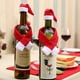thumbnail image 5 of CHAO Funda navideña para botella de vino, estilo bufanda no tejida, bolsa de regalo navideña para vino para decorar botellas de vino, 5 of 5