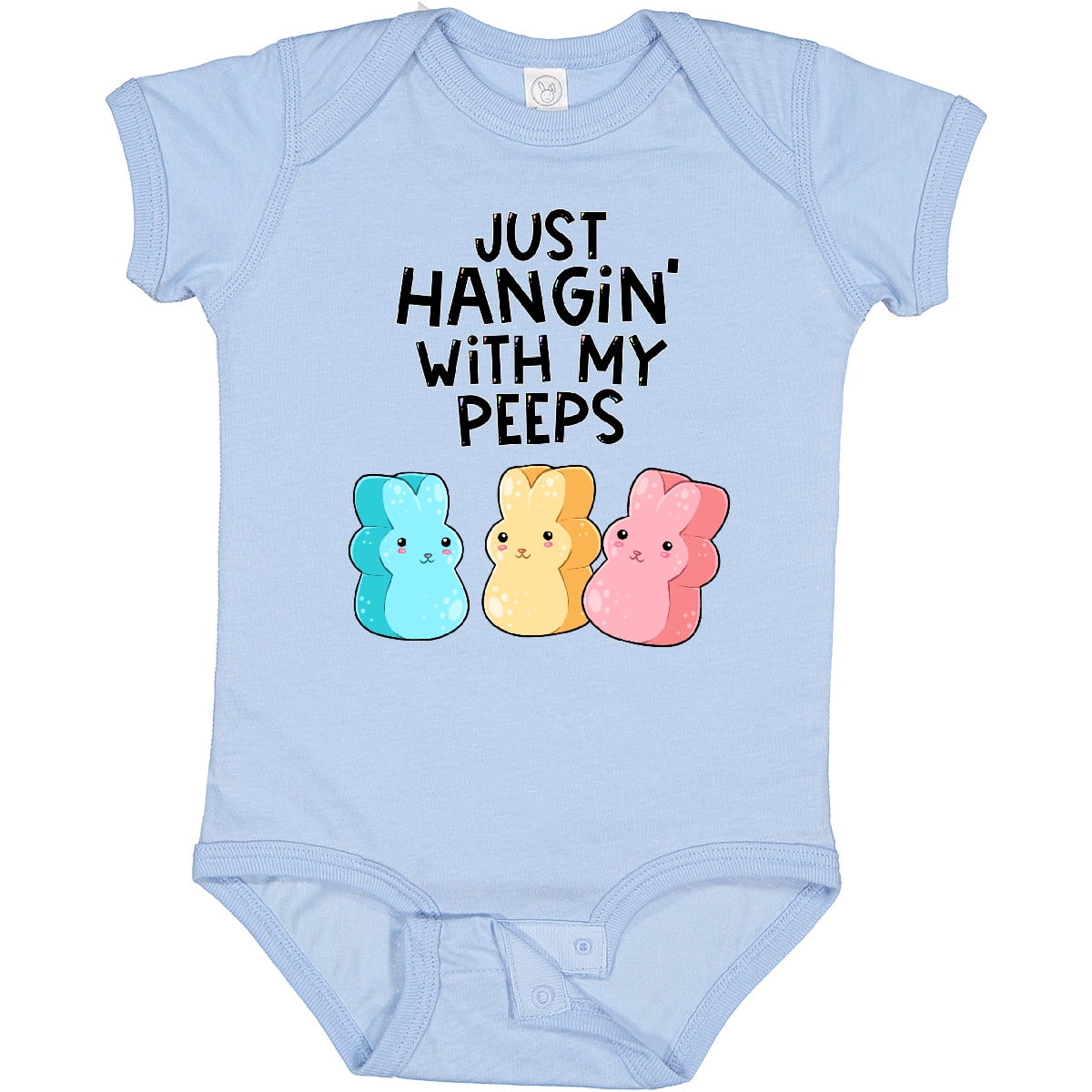 Inktastic Easter Just Hangin' with My Peeps Boys or Girls Baby Bodysuit