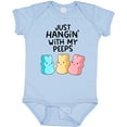 thumbnail image 3 of Inktastic Easter Just Hangin' with My Peeps Boys or Girls Baby Bodysuit, 3 of 5