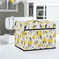 thumbnail image 5 of HELLHERO Sewing Machine Dust Cover Penguin Ice Cream Design Reusable Waterproof Pockets for Extra Accessories, 5 of 8