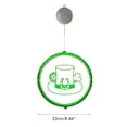 thumbnail image 2 of St. Patrick's Day Decoration Light Shamrock Clover Sign Green LED Light for St. Patrick's Day Party Indoor Outdoor Decor, 2 of 5