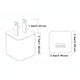 thumbnail image 3 of Cabezal de carga de 5 W para cargador Cabezal de carga rápida Cargador de pared USB Adaptador de corriente, 3 of 8
