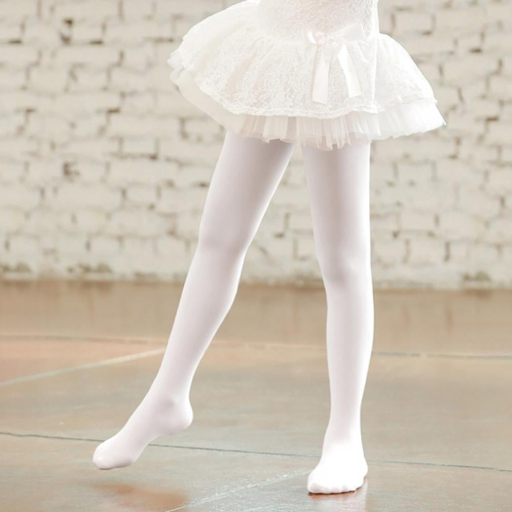 Girls Ballet Dance Students School Footed Tight Dance Sockings Ballet  Tights Kids Super Elasticity School Uniform Tights for Girls