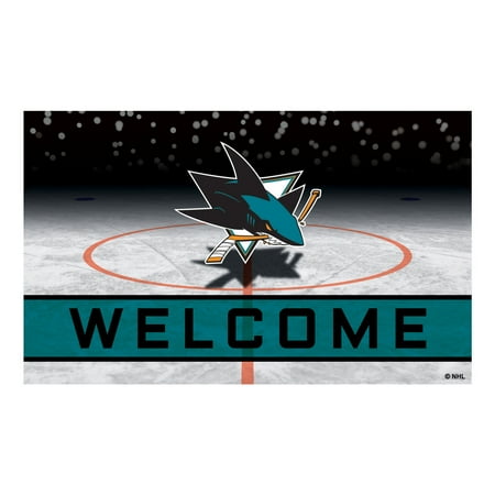 - San Jose Sharks Crumb Rubber Door Mat