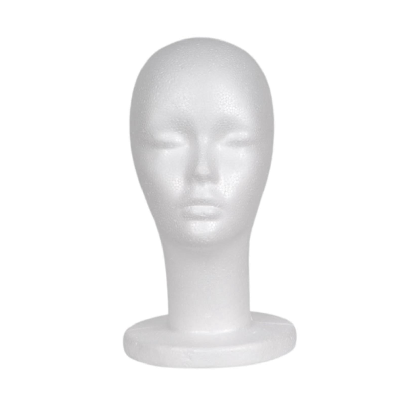 Serenable 2xFoam Mannequin Head Display Model for Stylist Clothing Stores
