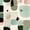 Color 1, variant on Retro Peel and Stick Wallpaper Retro Geometric Floral Bold Autumn Colors Leaves Wall Mural 23.6in x 9.8ft Self Adhesive Removable Wall Paper Renter Friendly Wallpaper for Nursery Bedroom Cabinets