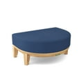 thumbnail image 5 of Anderson Teak Coronado Sunbrella & Teak Outdoor Ottoman. Linen Antique Beige, 5 of 5