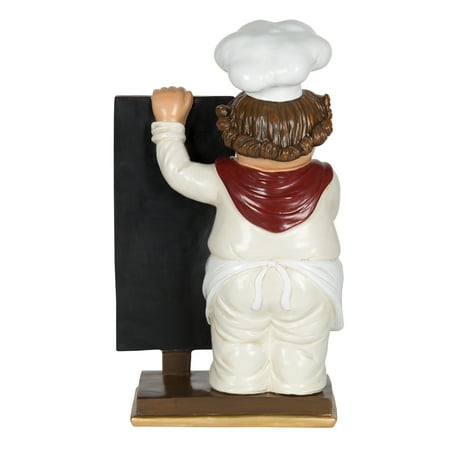 resin chef statue