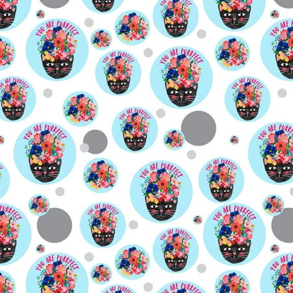 You are Purrrfect Perfect Cat Premium Gift Wrap Wrapping Paper Roll