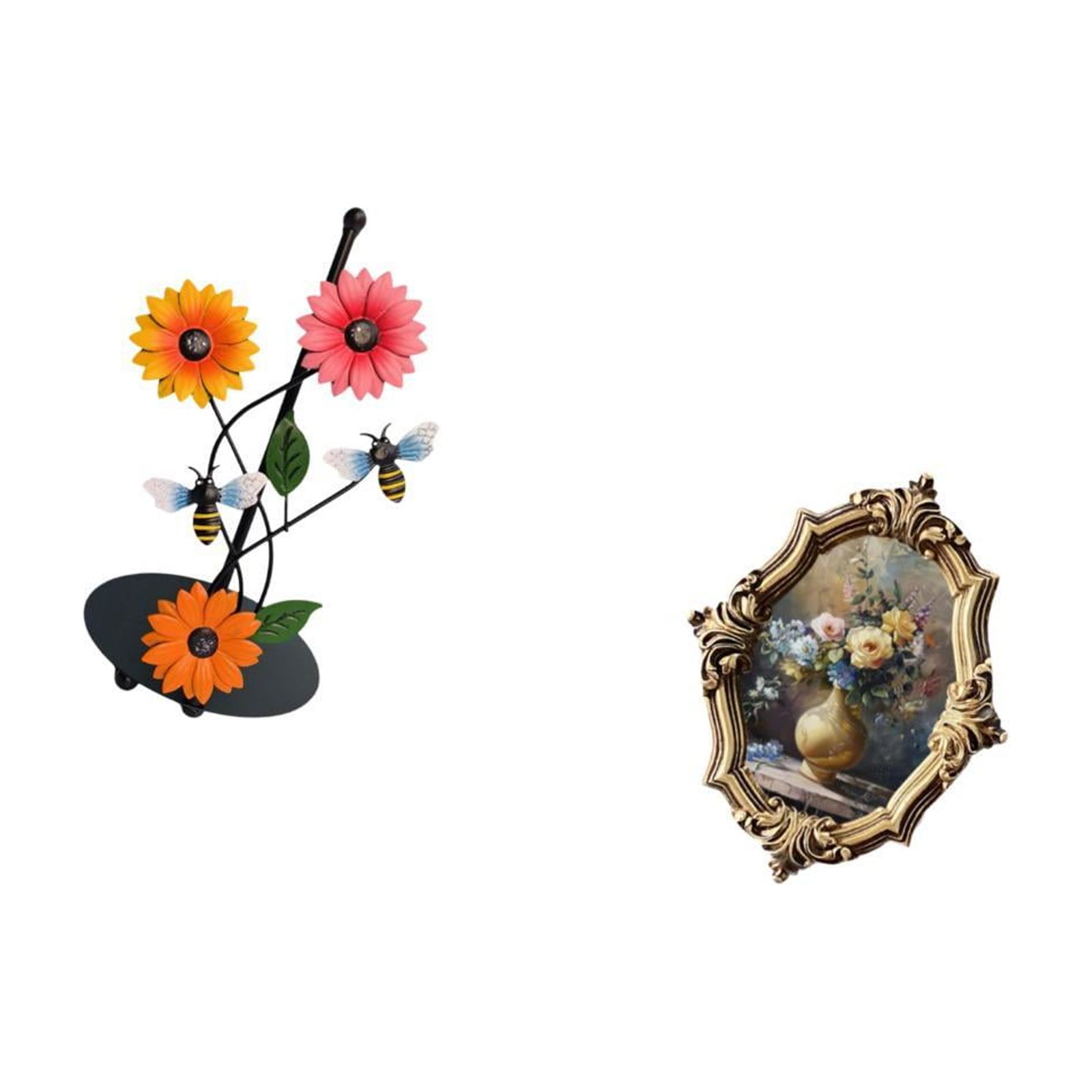 Fiocias Toilet Paper Holder Iron Paper Towel Holder Countertop Kitchen Roll Holders Standing Paper Towel Photo Frame Resin Functional Decor Suitable for Offic