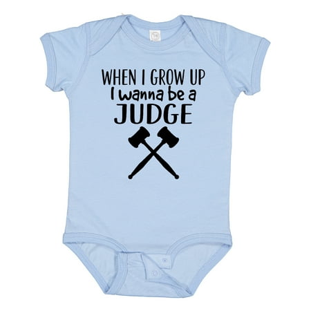 Inktastic Future Judge Gavel Job Gift Boys or Girls Baby Bodysuit