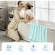 thumbnail image 5 of Toalla de baño de fibra de bambú | Toallita gruesa y suave y absorbente para adultos | Tamaño grande 140x70cm | Material suave y respetuoso con la piel | Ideal para Home Gym Beach Spa | Paquete, 5 of 6