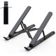 thumbnail image 2 of Laptop Stand for Desk, Adjustable Laptop Riser ABS+Silicone Foldable Portable Computer Holder, Ventilated Cooling Notebook Stand for 10-15.6 Laptops, 2 of 5