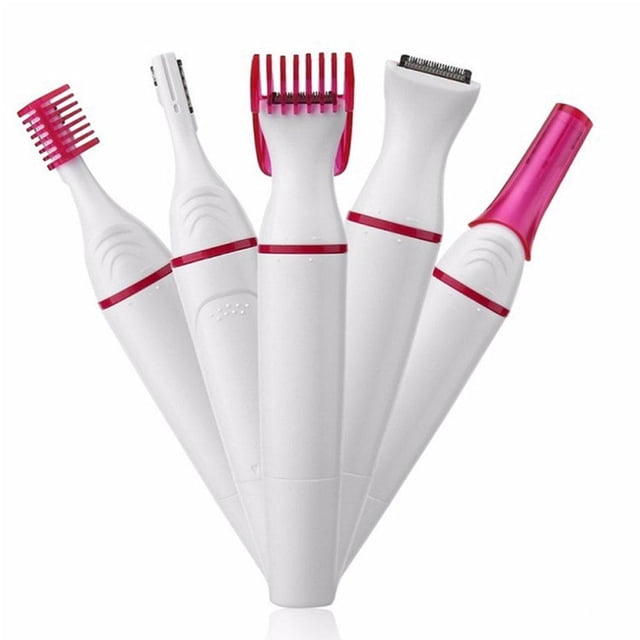 Electric Women'S Shaver Five In One Multi-Head Armpit Private Hair Removal Instrument Hair Trimmer Eyebrow Trimmer