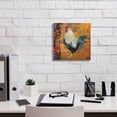 thumbnail image 3 of Epic Graffiti 'Coq Motifs 3'  by Art Licensing Studio Canvas Wall Art, 12" x 12", 3 of 8