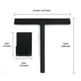 thumbnail image 2 of All-Purpose Shower Squeegee for Shower Doors, Bathroom, Window and Car Glass, Ergonomic Non-Slip Handle by KAUKKO (Black), 2 of 3