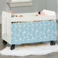 thumbnail image 2 of Pemberly Row Wood Rolling Toy Box in Soft White, 2 of 9