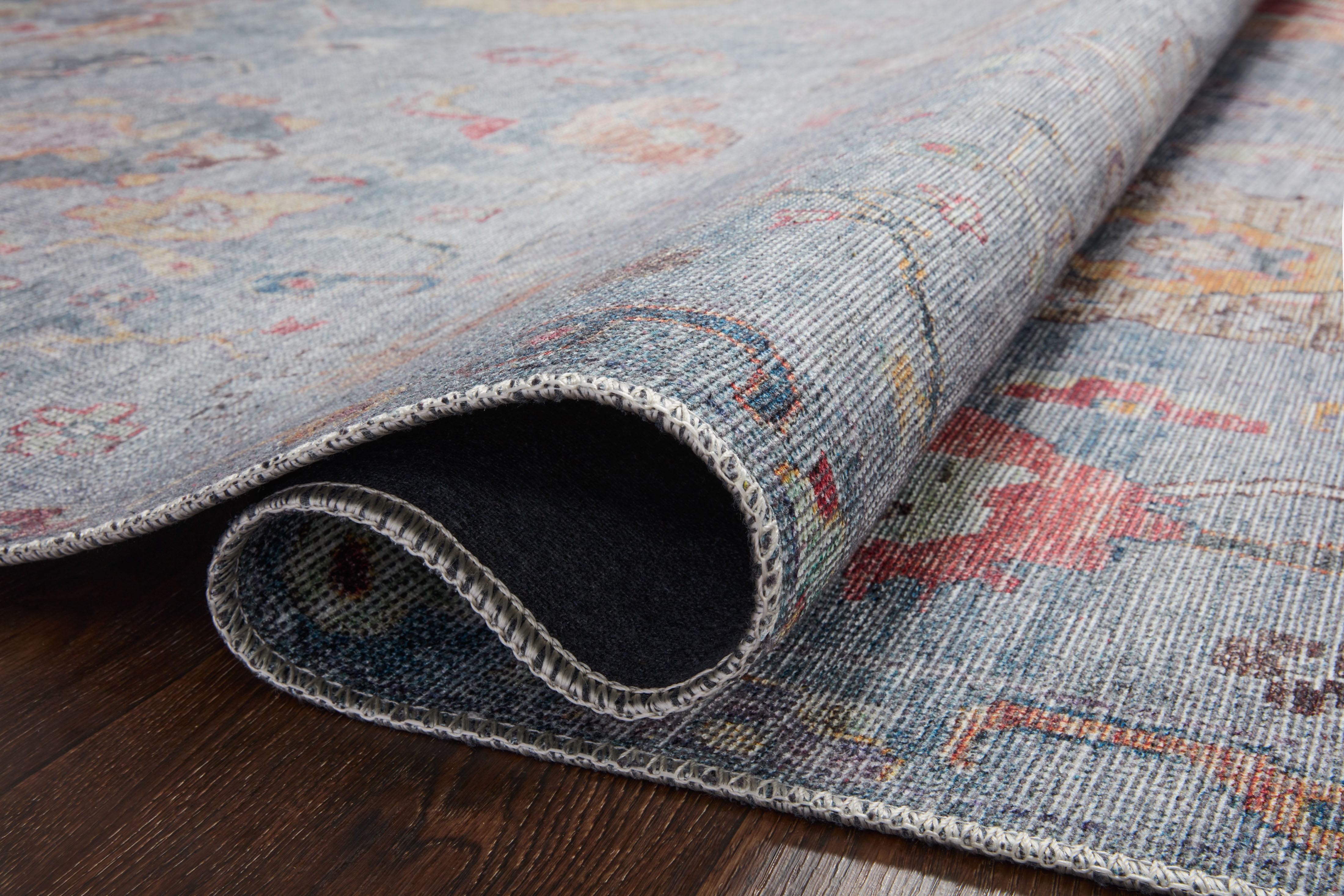 Loloi Elysium Denim / Multi 2'-3" X 3'-9" Accent Rug