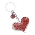 thumbnail image 1 of 3PCS Acrylic Love Key Chain Peach Heart Keyring Keychain Jewelry Gift Shining Bag Pendant Accessory, 1 of 7