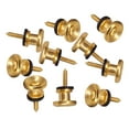 thumbnail image 3 of 10Pcs Guitar Strap Button for Electric Guitar/Classical Guitar/Acoustic Guitar Ukulele Bass Golden, 3 of 8