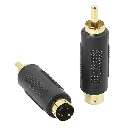 Adaptateur S-Vidéo 4 Broches Vers RCA Mâle Or – Kenable, Convertisseur AV Universel