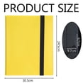 thumbnail image 5 of Card Binder 20 Pages 9 Pocket Large Capacity Colored Cover Card Collection Storage Album for Game Card Storage Yellow, 5 of 5