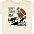 thumbnail image 4 of Inktastic Little Brother and Biggest Fan Football Player Boys Baby Bodysuit, 4 of 5
