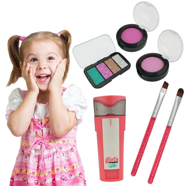 Ensemble de Jouets de Maquillage Réels, Jouet Cosmétique Éducatif Sécuritaire, Jouet de Jeu d'Imitation pour Filles