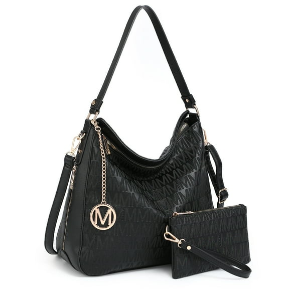 Women Large Tote Bag PU Leather Handbags Fashion Hobo Shoulder Purse with Wallet