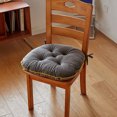 thumbnail image 3 of Injueey Cojín suave con lazos, taburete, almohada gruesa, silla de oficina, escuela, asiento protector, alfombrilla para glúteos en la Decoración del hogar Gris oscuro, 3 of 6