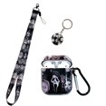 thumbnail image 1 of Funda LZXXHM Cool Scream Pattern 2/1 con clip para llavero de terror, 1 of 7