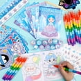 thumbnail image 4 of Set de obsequios para fiestas BenLouis Frozen, 96 piezas, para niños con libro para colorear, 4 of 7