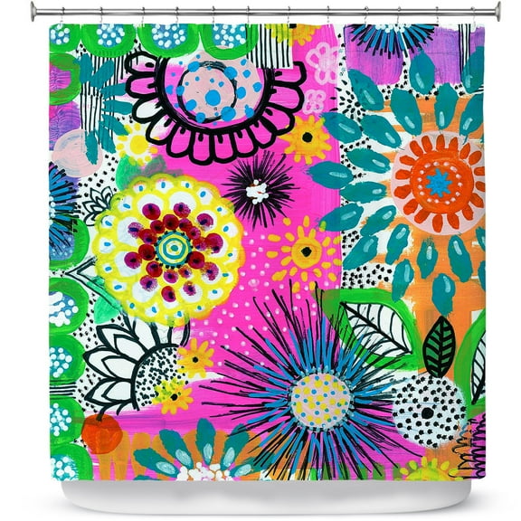 Shower Curtains 70" x 84" from DiaNoche Designs by Robin Mead - Pizazz I