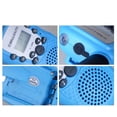 thumbnail image 3 of Walkie Talkie para niños Walkie Talkie pequeño Mini Walkie Talkie para niños Walkie Talkie portátil, Azul A, 3 of 5