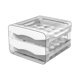 thumbnail image 3 of Soporte para huevos para nevera Soporte para huevos de 2 capas Recipiente para huevos de cocina apilable reutilizable Caja de almacenamiento de huevos blanco Soledad soporte para bandeja de huevos, 3 of 10
